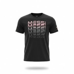 Messi Collection Graphic T-Shirt Men XL Black Pink Soccer Sportswear Gorpcore